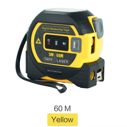 3-in-1 High Precision Laser Tape Measure - 40/60M Infrared Distance Measuring Ruler for Smart Energy Solutions